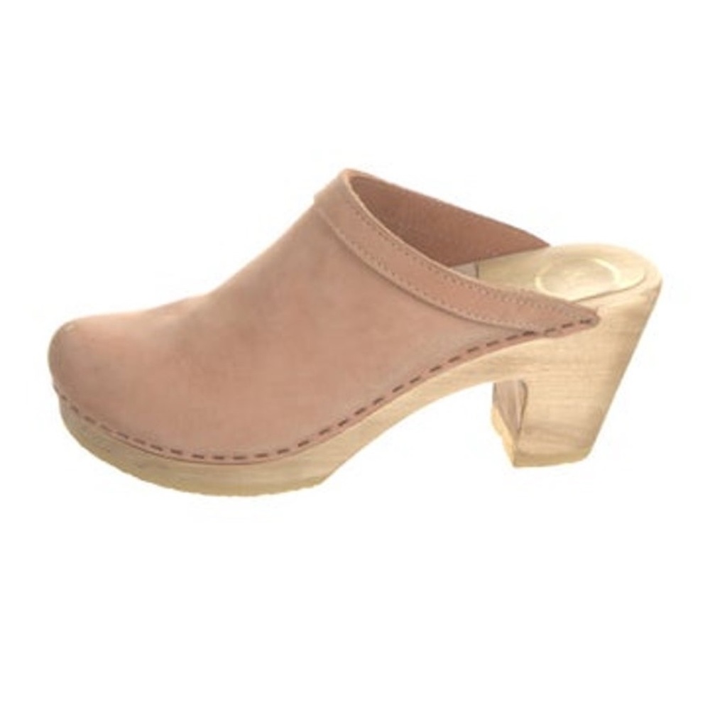 No. 6 Store Suede Mules, Size 9.